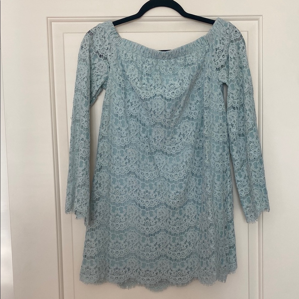 Nordstrom Lace Dress with Bell Sleeve